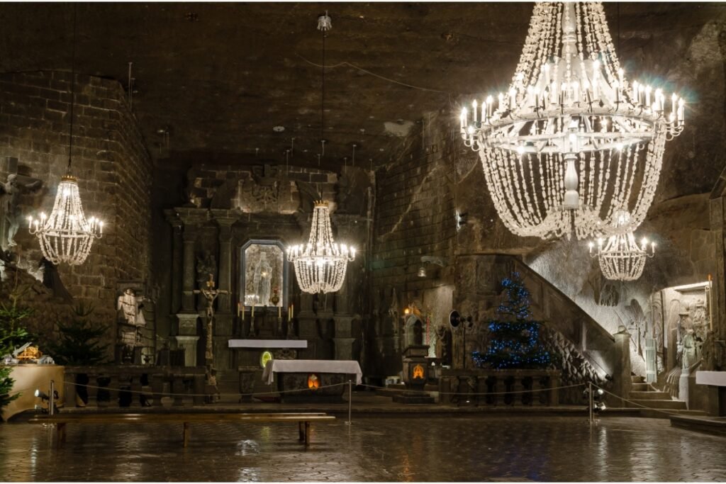 The Wieliczka Salt Mine near Krakow, Poland