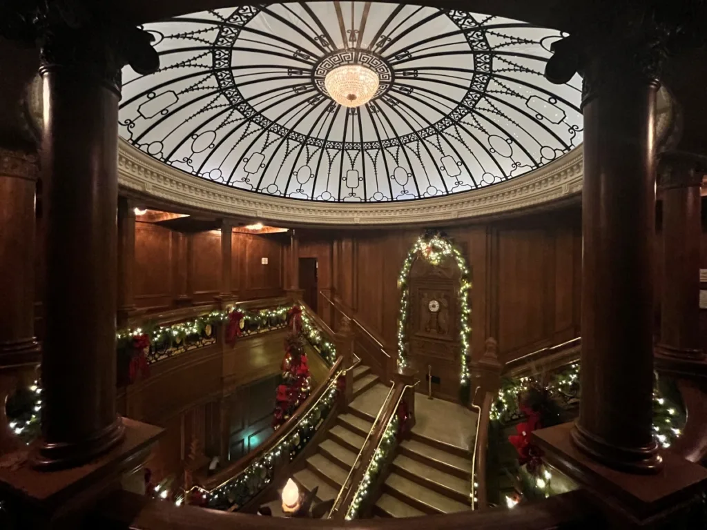 Exact Replica of the Titanic's Grand Staircase.