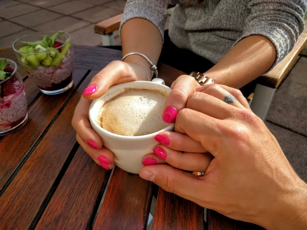 Coffee morning routine