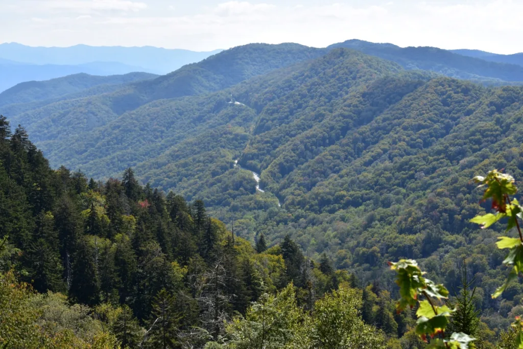 Newfound Gap one of the best view in Smoky Mountains National Park