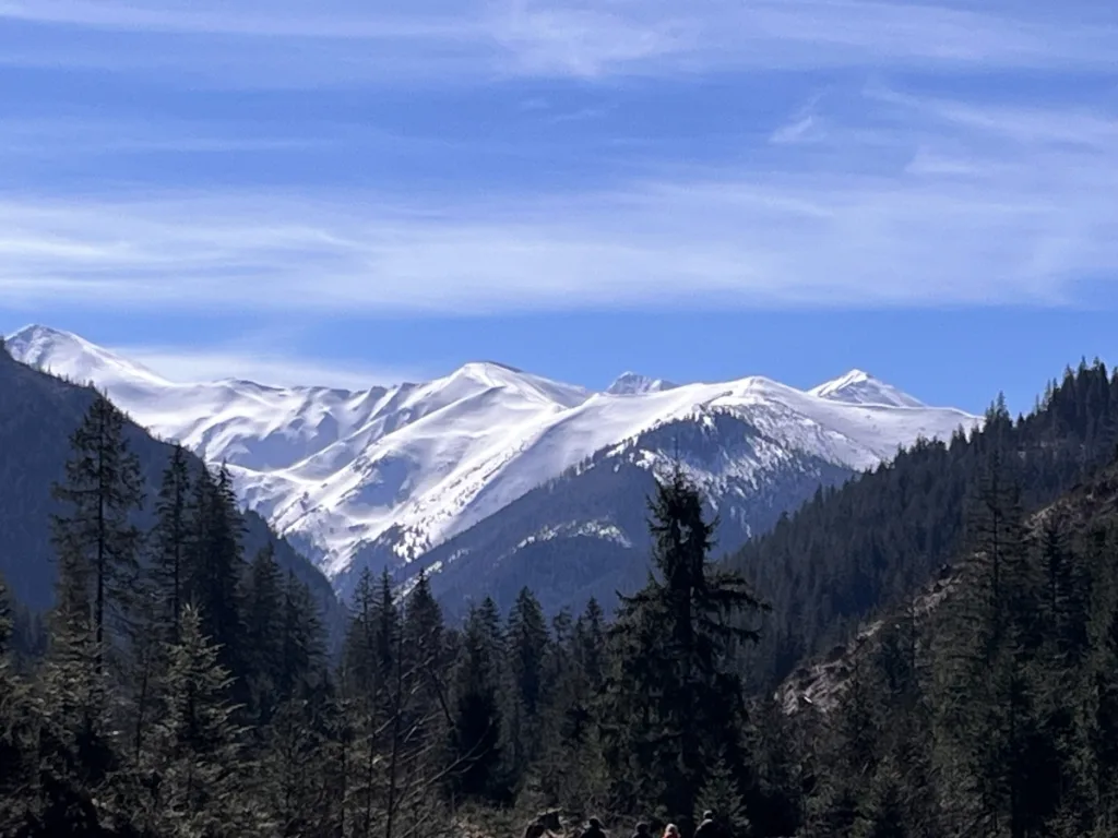 View from Chocholowska Valley Tatra Mountains 