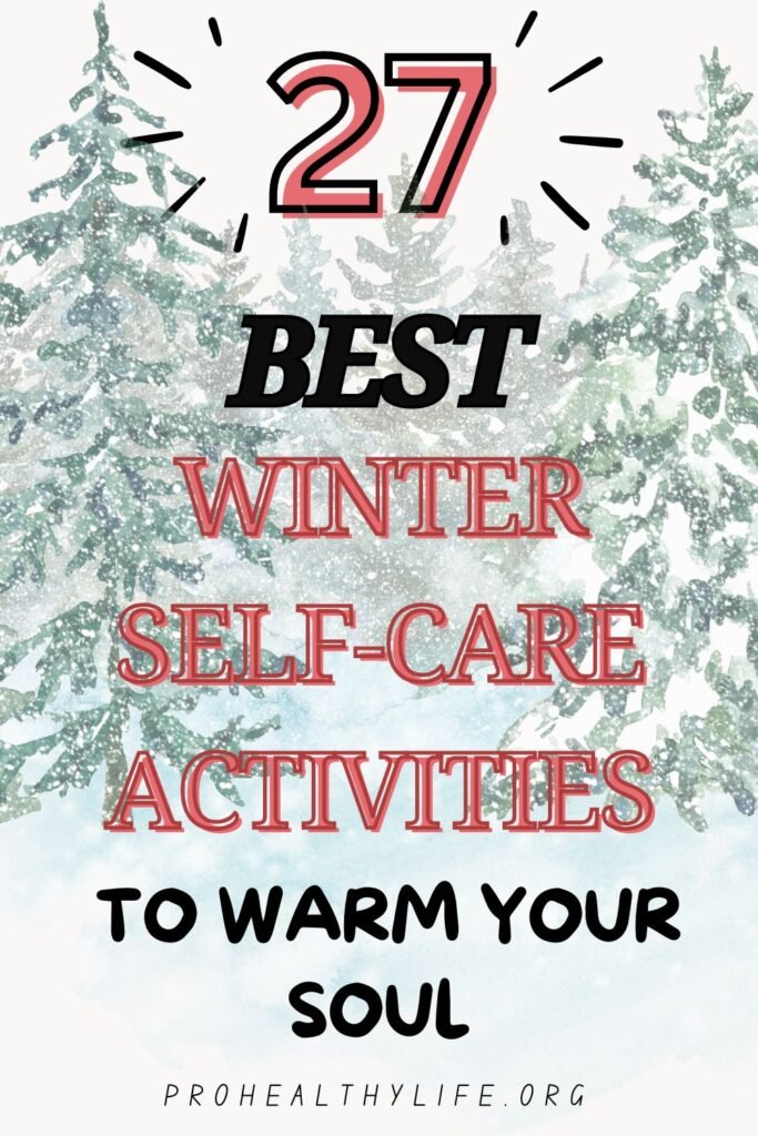 winter self-care activities