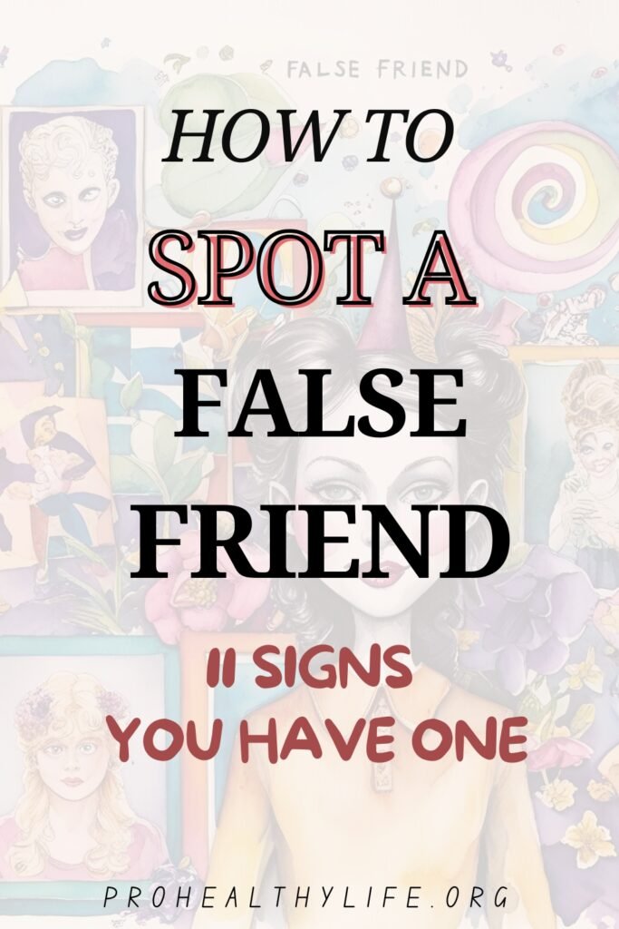 How to Spot a False Friend: 11 Signs You Have One